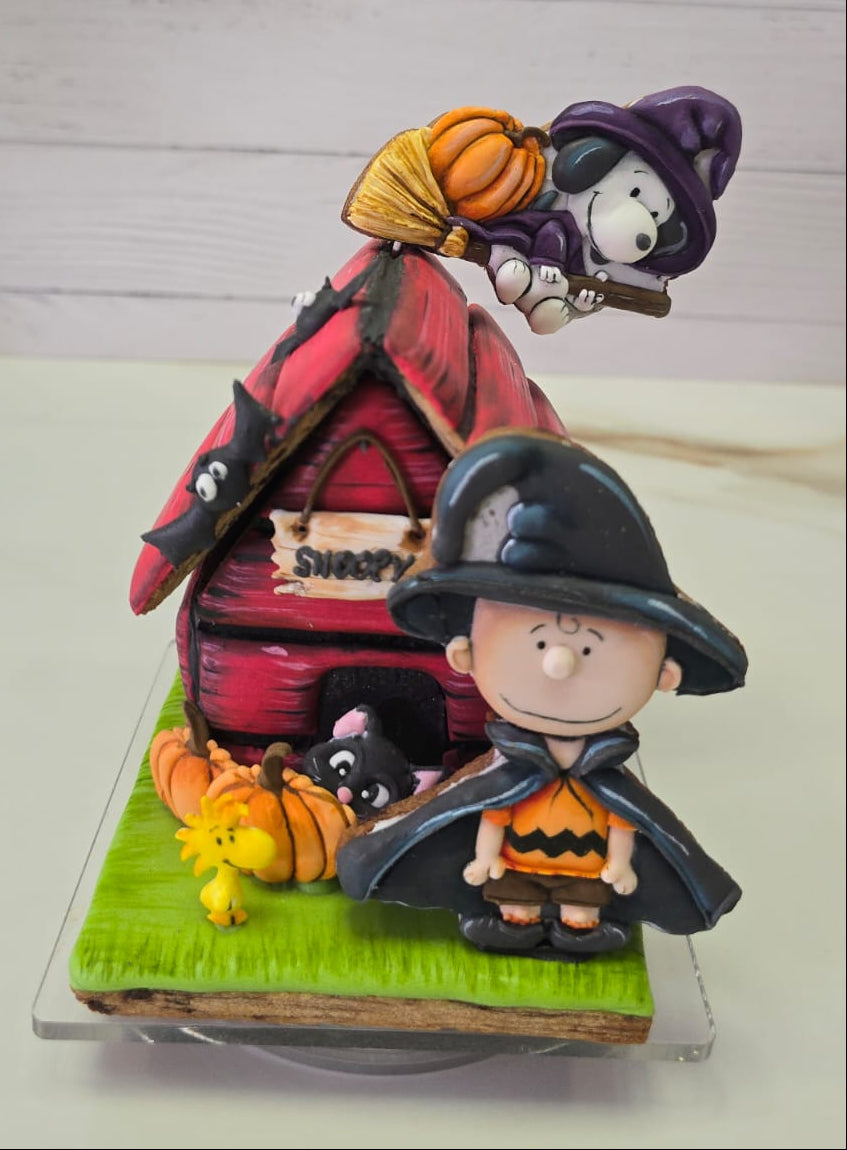 Set de Cortadores de Galletas La Casita Encantada de Snoopy (Curso The Sweet Spot Cookies)