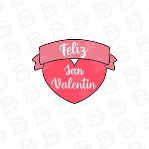 Corazón Con Banner - STL FILE DIGITAL PRODUCT