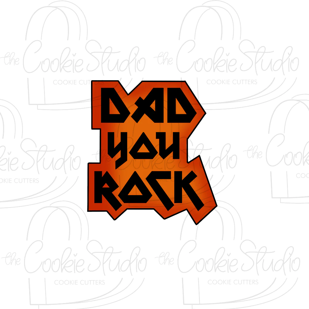 Dad You Rock - STL FILE DIGITAL PRODUCT