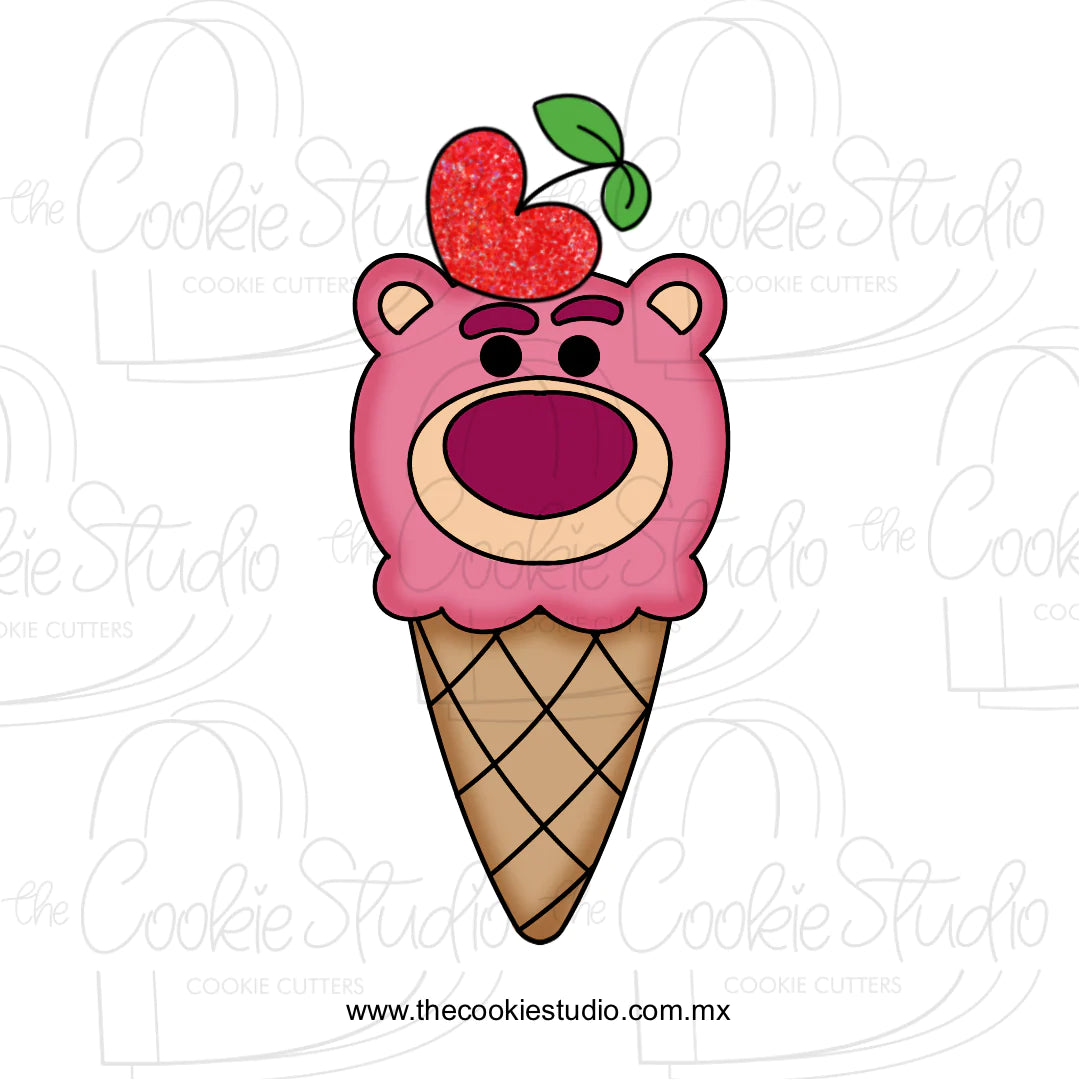 Helado SV Personaje Oso - STL FILE DIGITAL PRODUCT