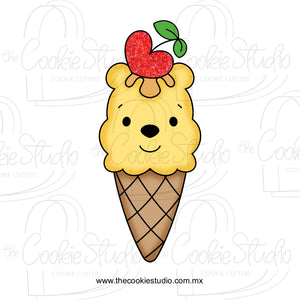 Helado SV Personaje Osito Miel- STL FILE DIGITAL PRODUCT
