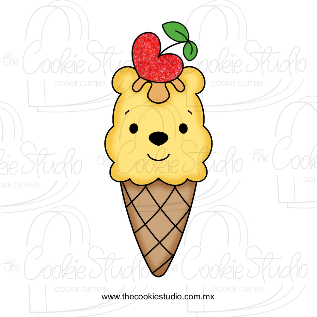Helado SV Personaje Osito Miel- STL FILE DIGITAL PRODUCT