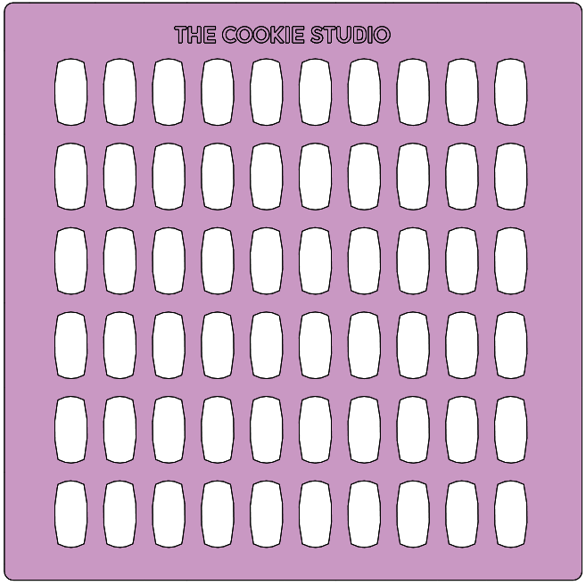 Stencil Para Sprinkles Pucas Grandes - STL FILE DIGITAL PRODUCT