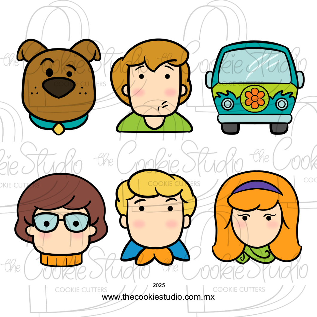 Set Cortadores de Galleta Scooby Doo (6 Piezas)