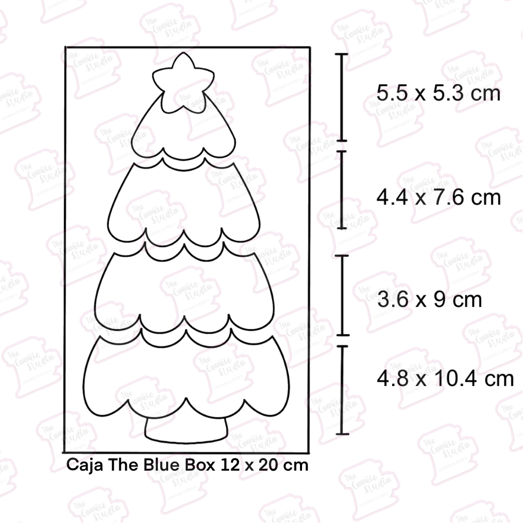 Set de Cortadores de Galleta Arma tu Pino (4 Piezas)