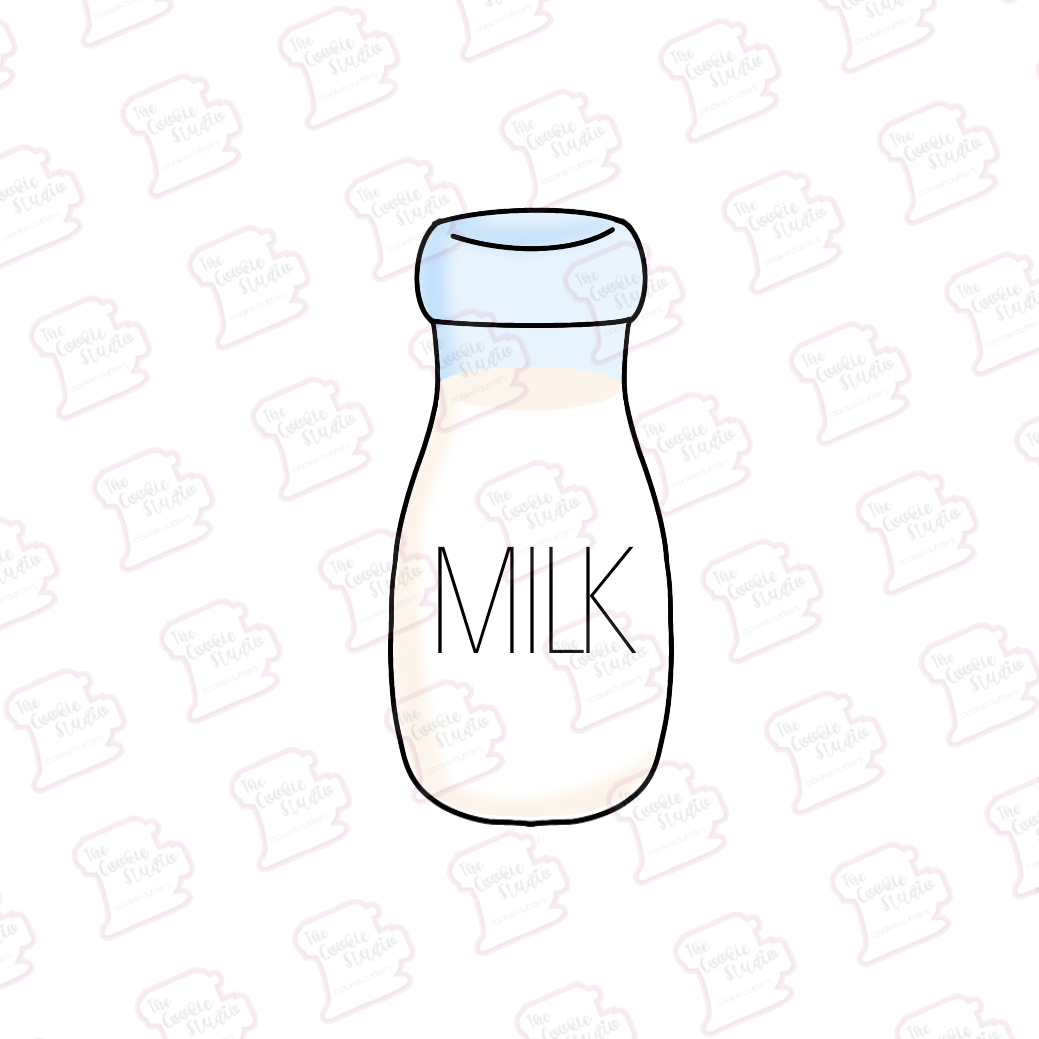 Cortador de Galleta Botella Leche Alta