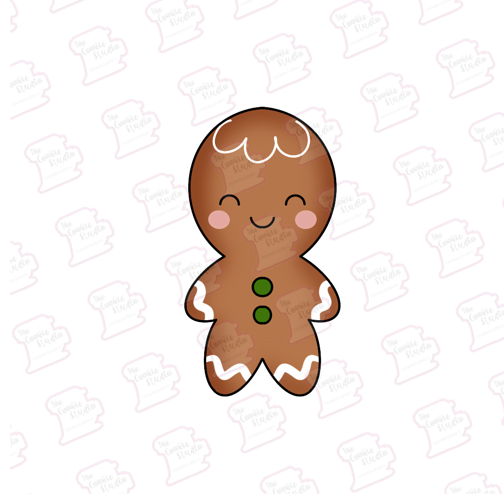 Cortador de Galleta Niño Jengibre Alto