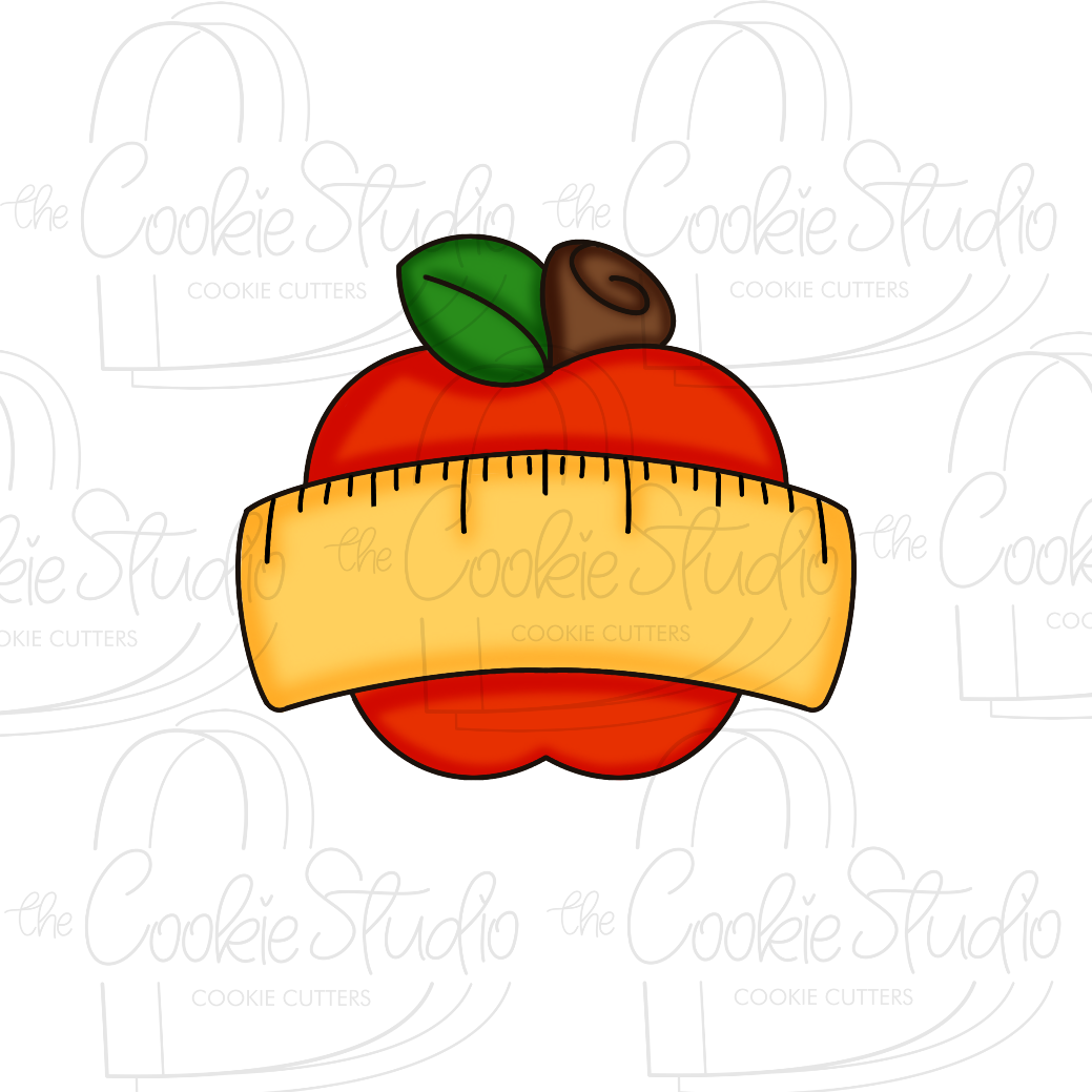 Cortador de Galleta Manzana Regla