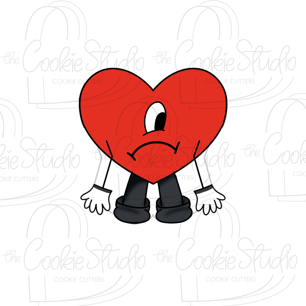Cortador de Galleta Corazón Conejo Malo
