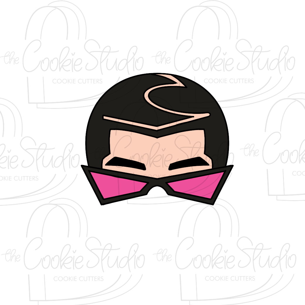 Cortador de Galleta Conejo Malo Lentes