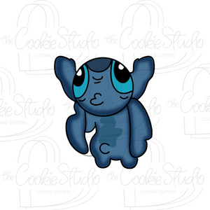 Cortador de Galleta Extraterrestre Espaldas (1 Pieza)