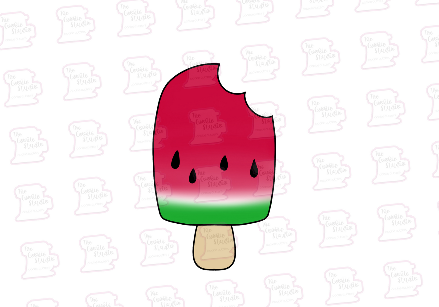 Cortador de Galleta Paleta de Sandía Mordida