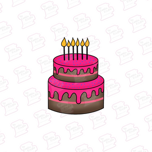 Cortador de Galleta Pastel con Velitas