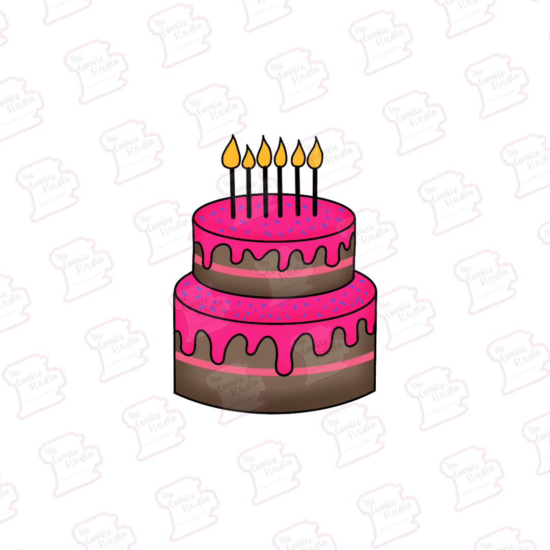 Cortador de Galleta Pastel con Velitas