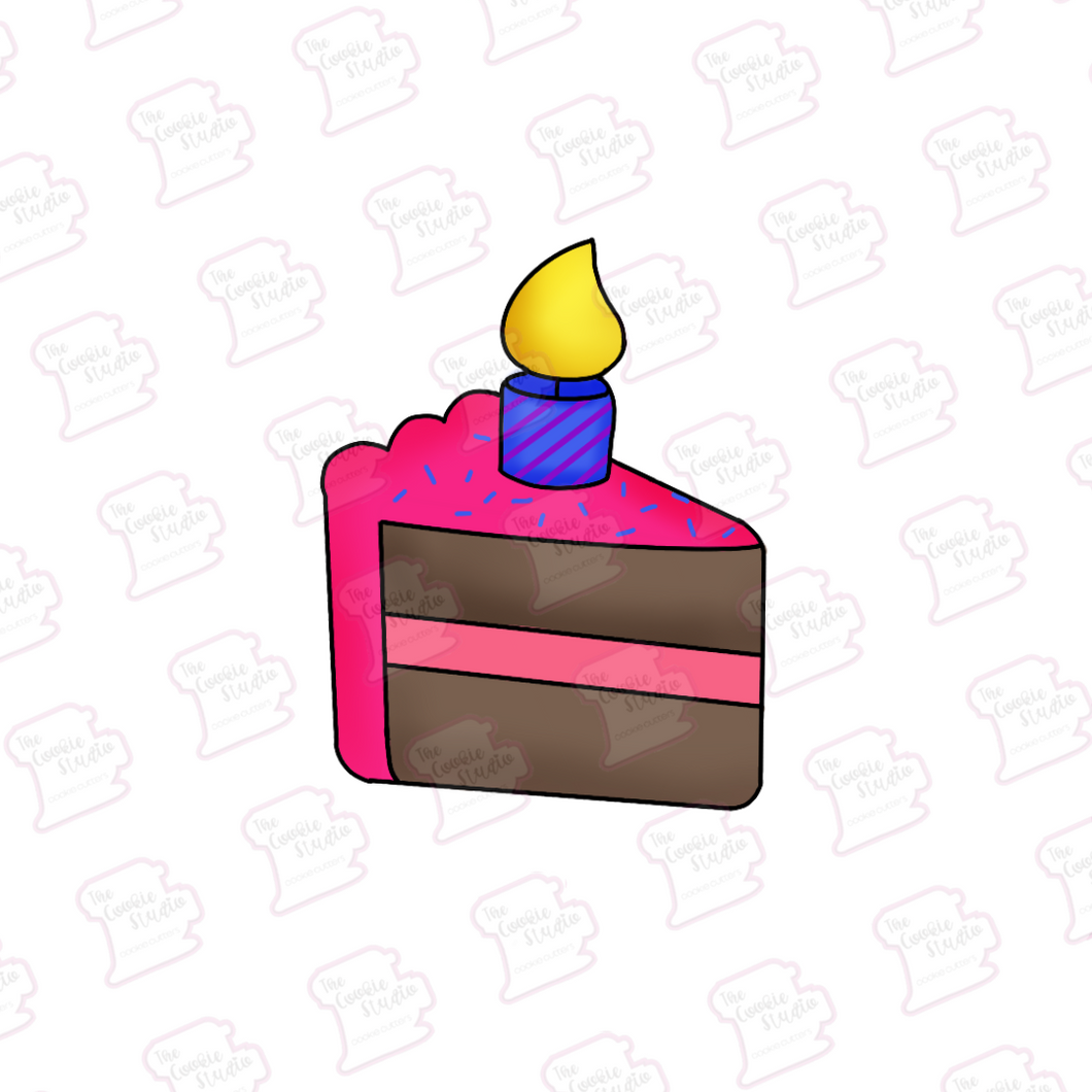 Cortador de Galleta Rebanada Pastel con Velita