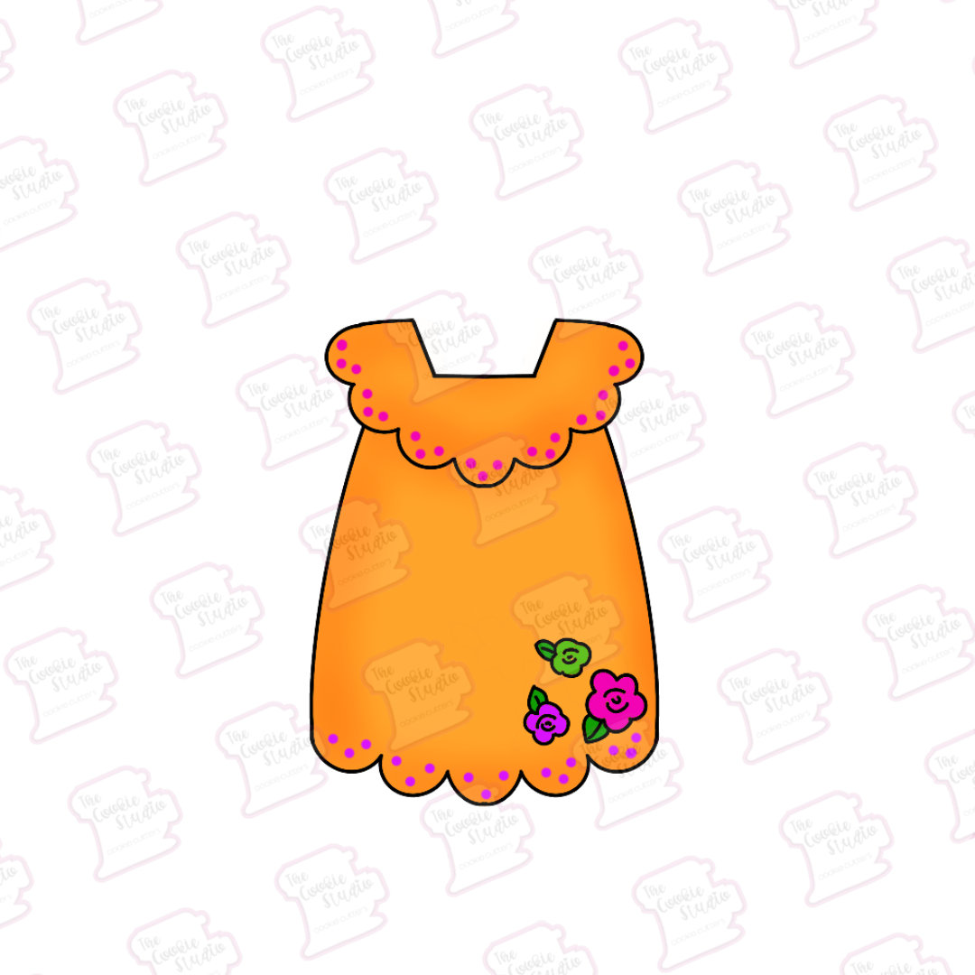 Cortador de Galleta Vestido Mexicano