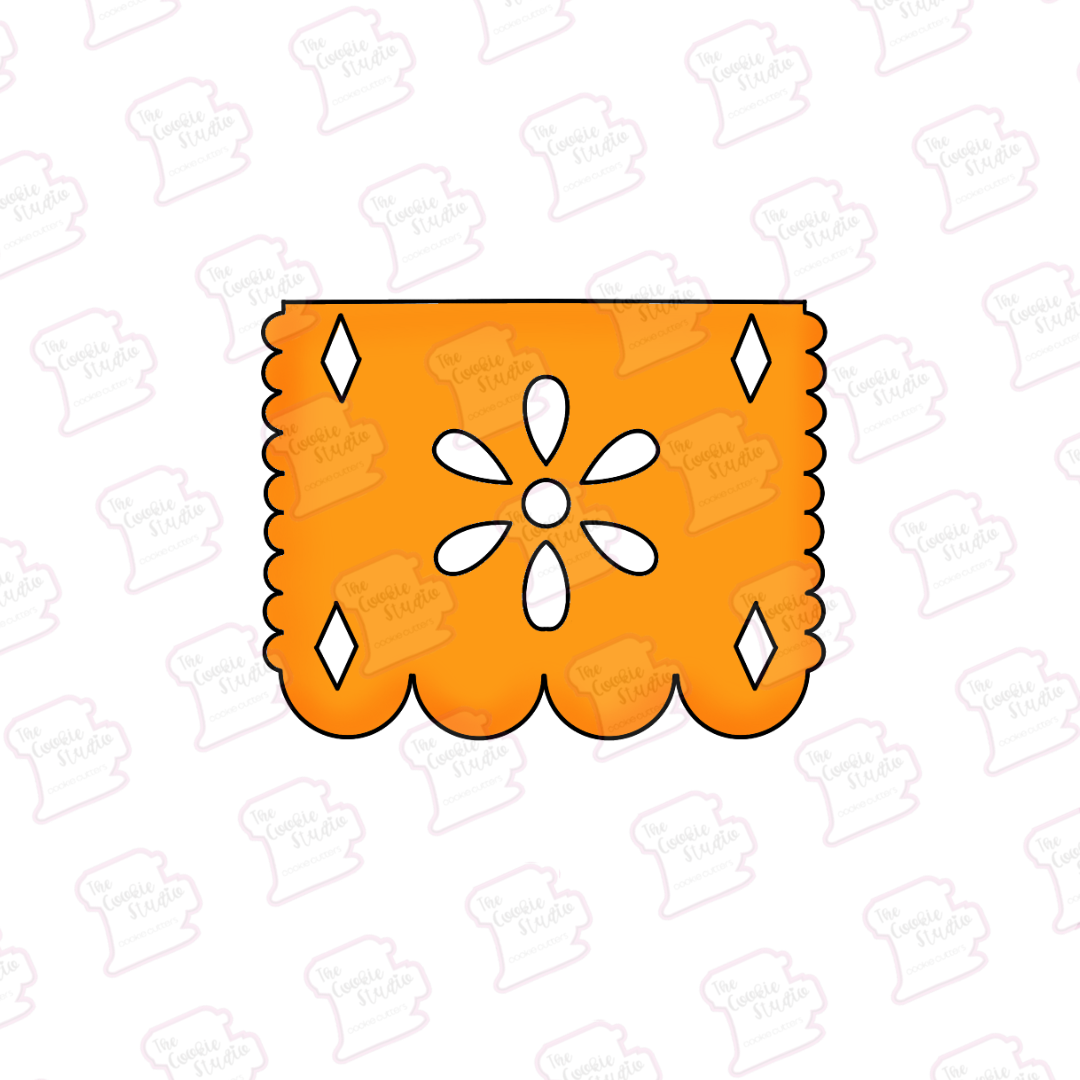 Cortador de Galleta Papel Picado Rombos