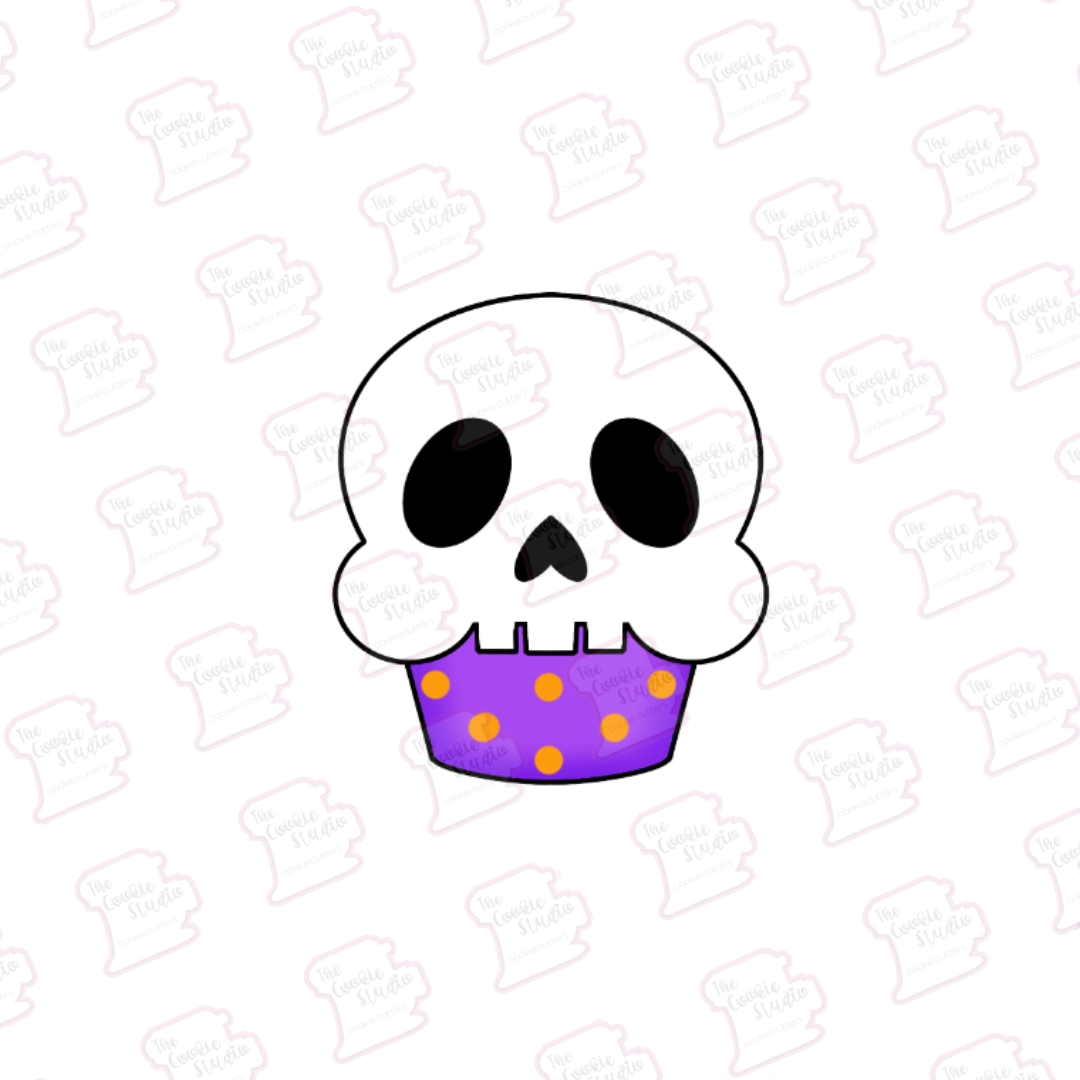 Cortador de Galleta Cupcake Calaverita