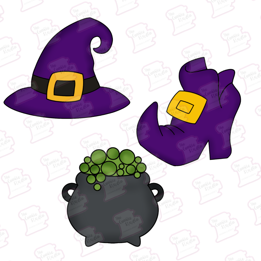 Set Cortadores de Galleta Bruja