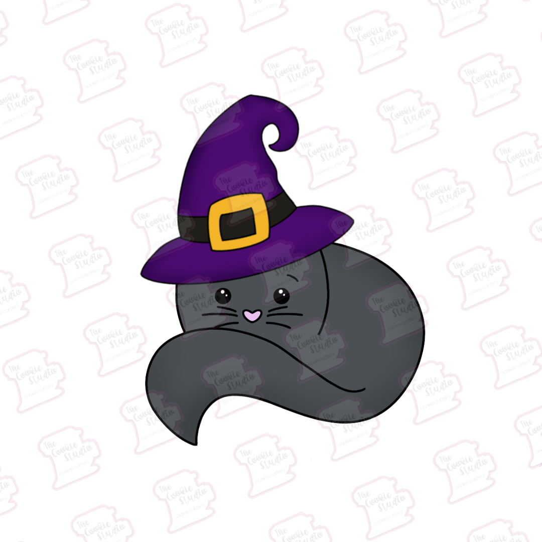 Cortador de Galleta Gatito con Sombrero