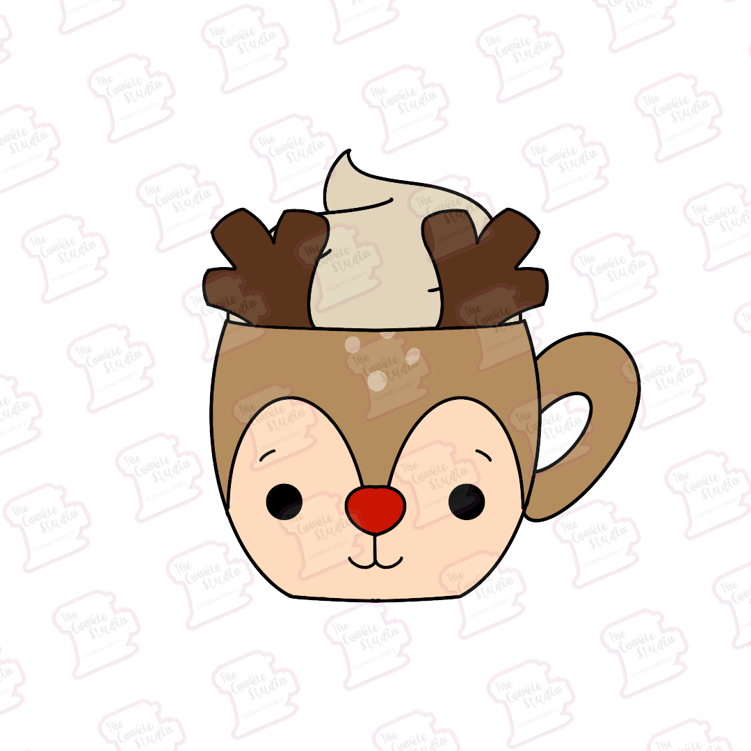 Cortador de Galleta Taza Reno