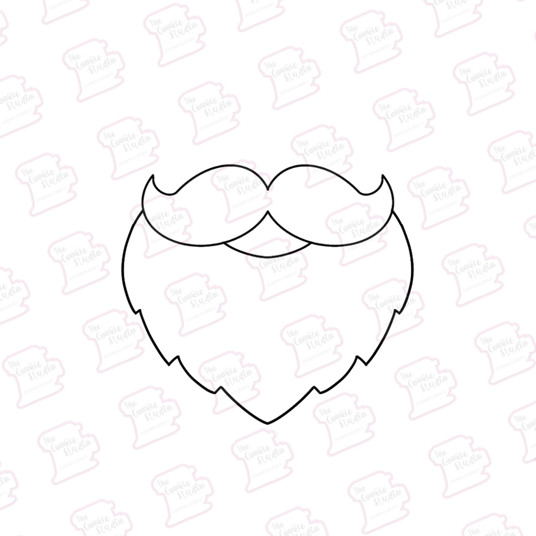 Emular Correspondencia imagen Cortador de Galleta Barba Santa Claus – Thecookiestudio