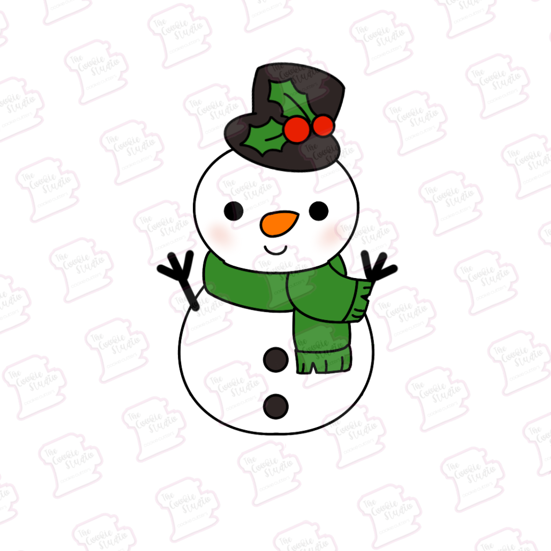 Cortador de Galleta Muñeco de Nieve