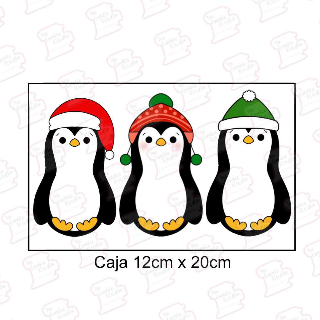 Cortador de Galletas Set Pinguinos