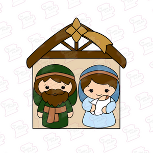 Set de Cortadores de Galletas Nacimiento (3 Piezas)