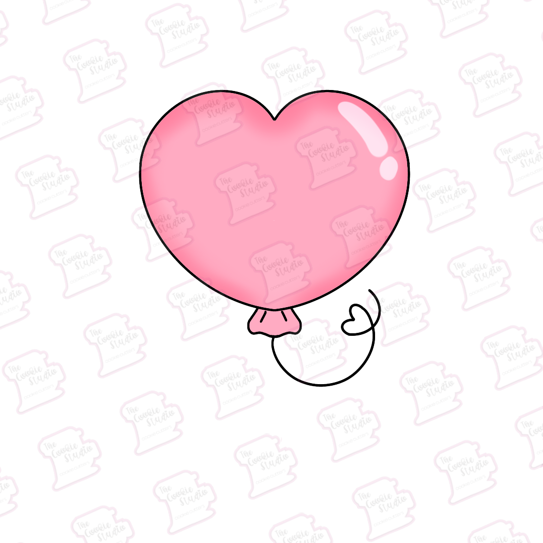 Cortador de Galleta Globo Corazón