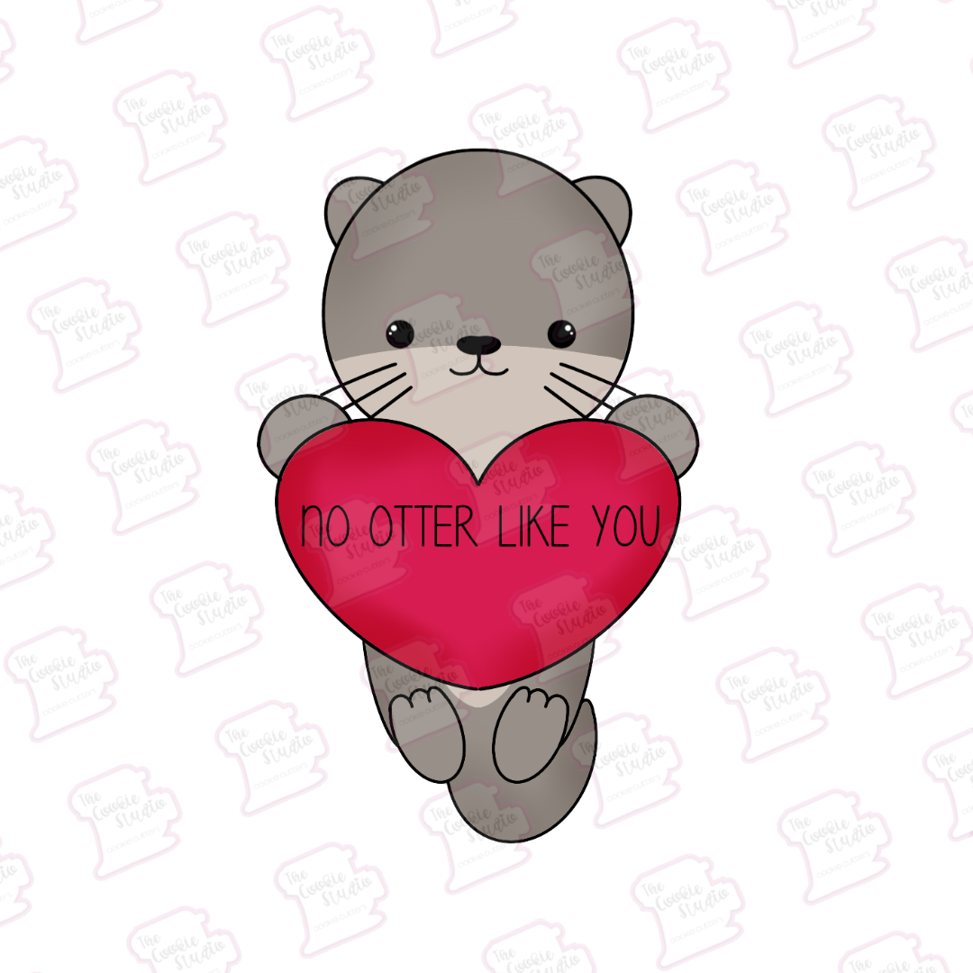 Cortador de Galleta Nutria Corazón