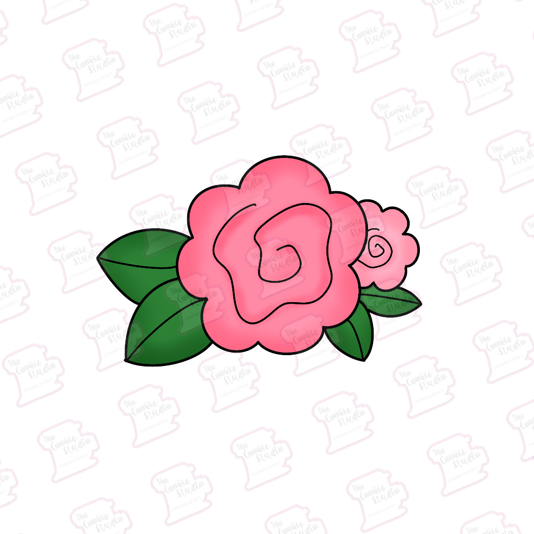 Cortador de Galleta Flores con Hojitas