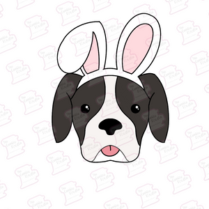 Cortador de Galleta Perro Orejas de Conejo