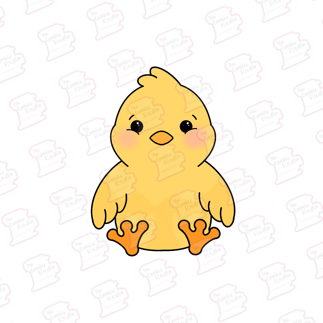 Cortador de Galleta Pollito Sentado