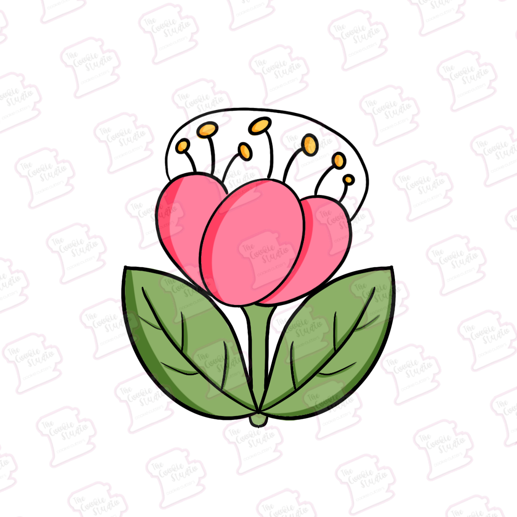Cortador de Galleta Flor Exótica