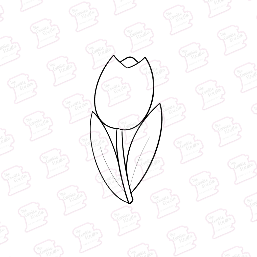 Cortador de Galleta Flor Tulipán