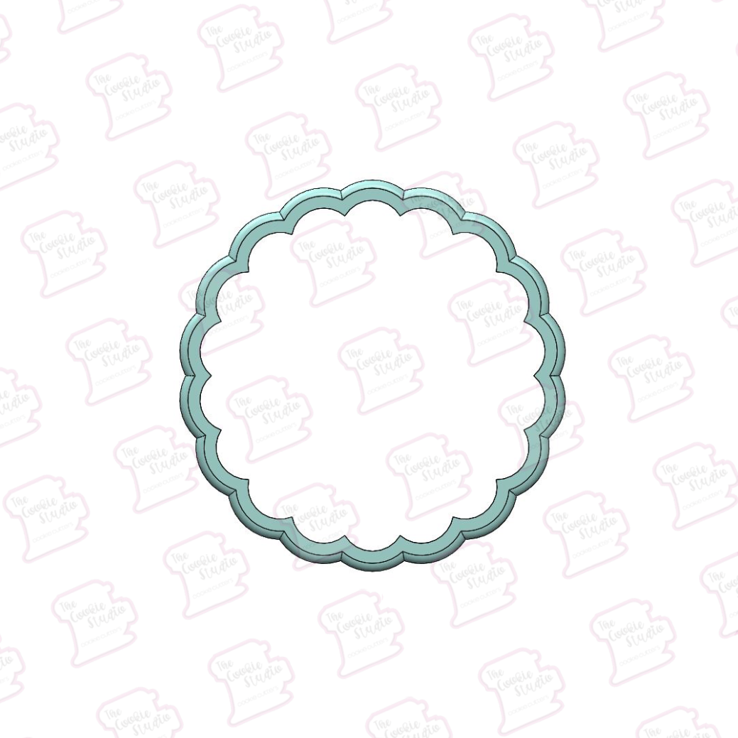 Cortador de Galleta Círculo Ondas