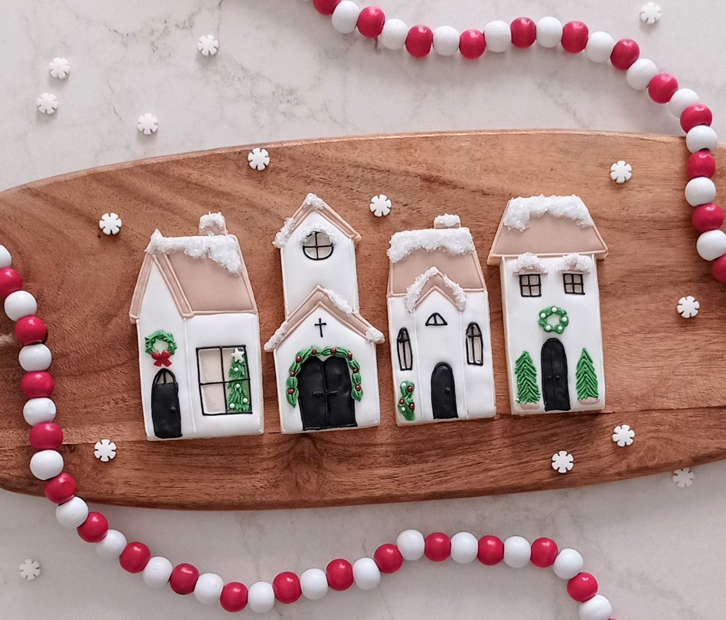 Set de Cortadores de Galleta Villita Navideña (4 Piezas)