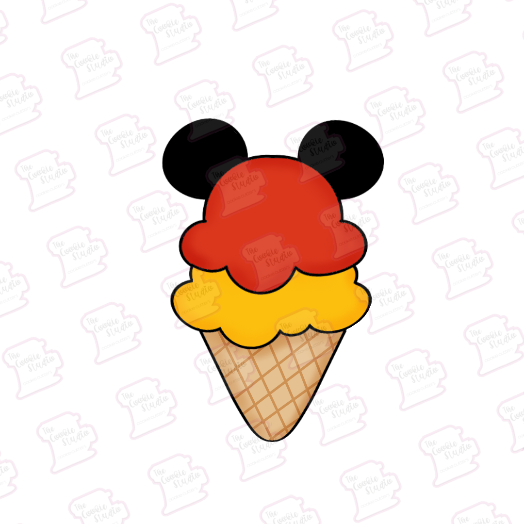 Cortador de Galleta Helado Mickey