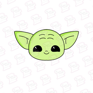 Cortador de Galleta Cara Baby Yoda