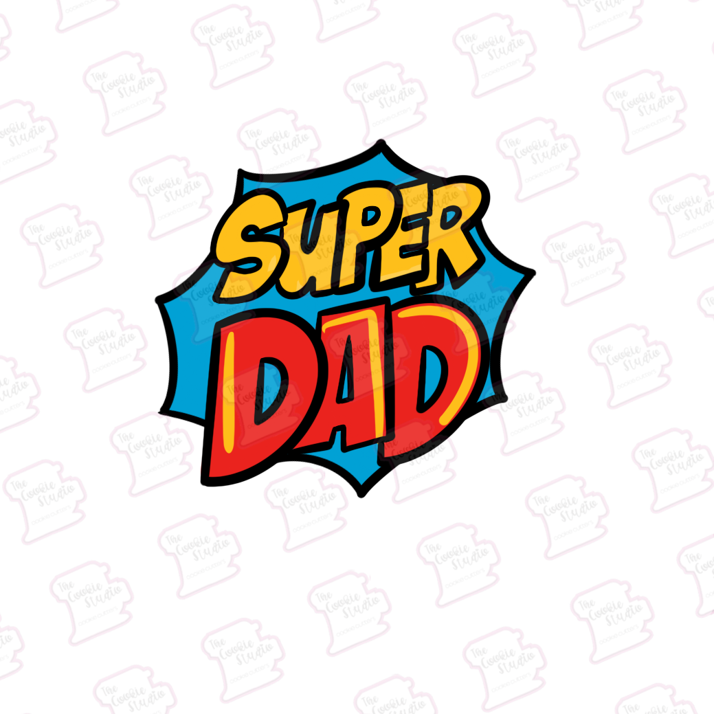 Cortador de Galleta Placa Super Dad