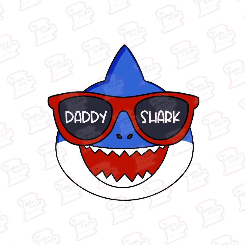 Cortador de Galleta Daddy Shark