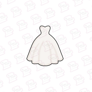 Cortador de Galleta Vestido Novia Ancho