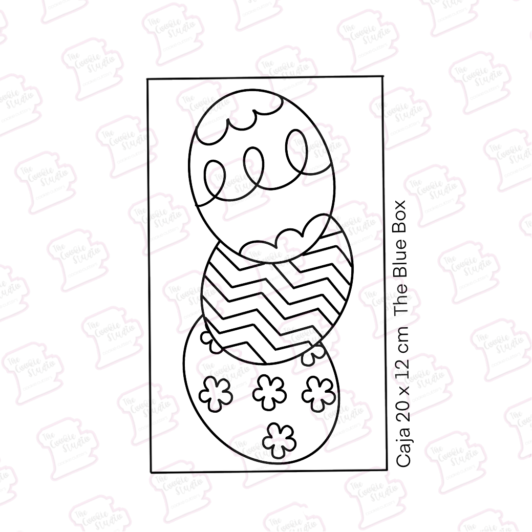Set Cortadores de Galleta Huevos (3 Piezas)