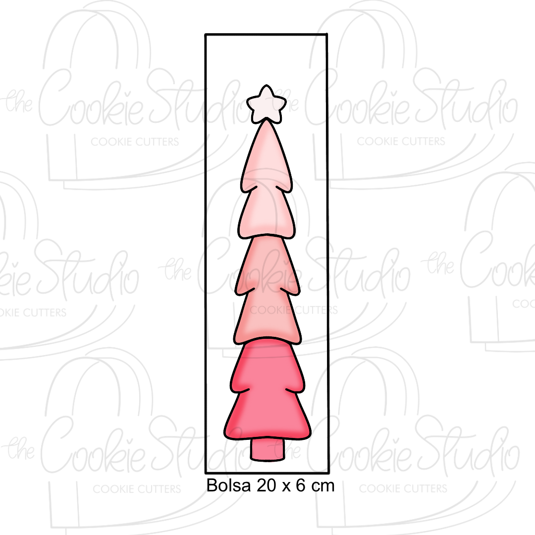 Cortador de Galleta Pino Estrella Alargado