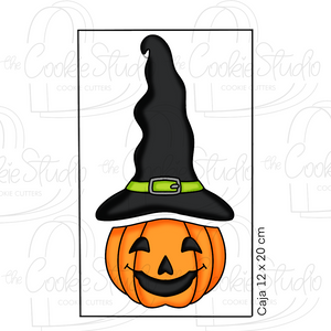 Cortador de Galleta Calabaza Sombrero  (2 Piezas)