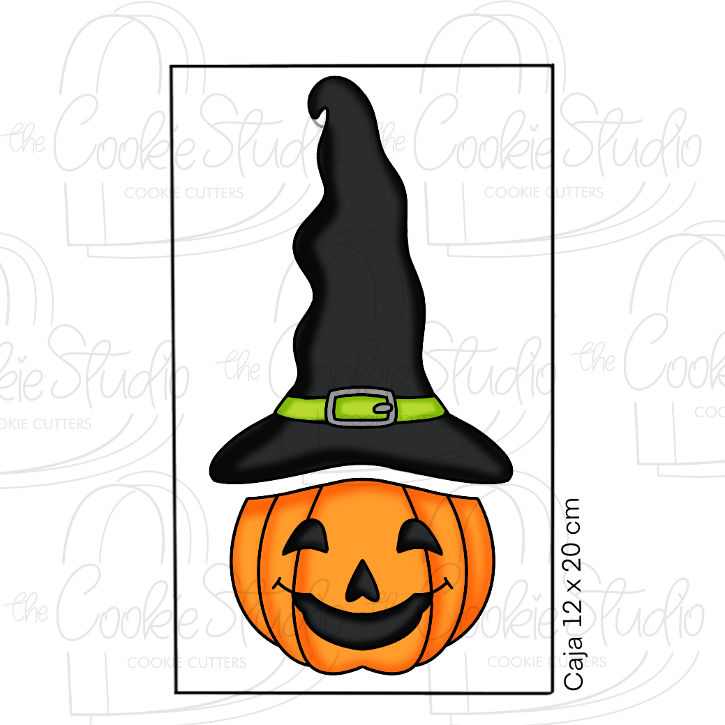 Cortador de Galleta Calabaza Sombrero  (2 Piezas)
