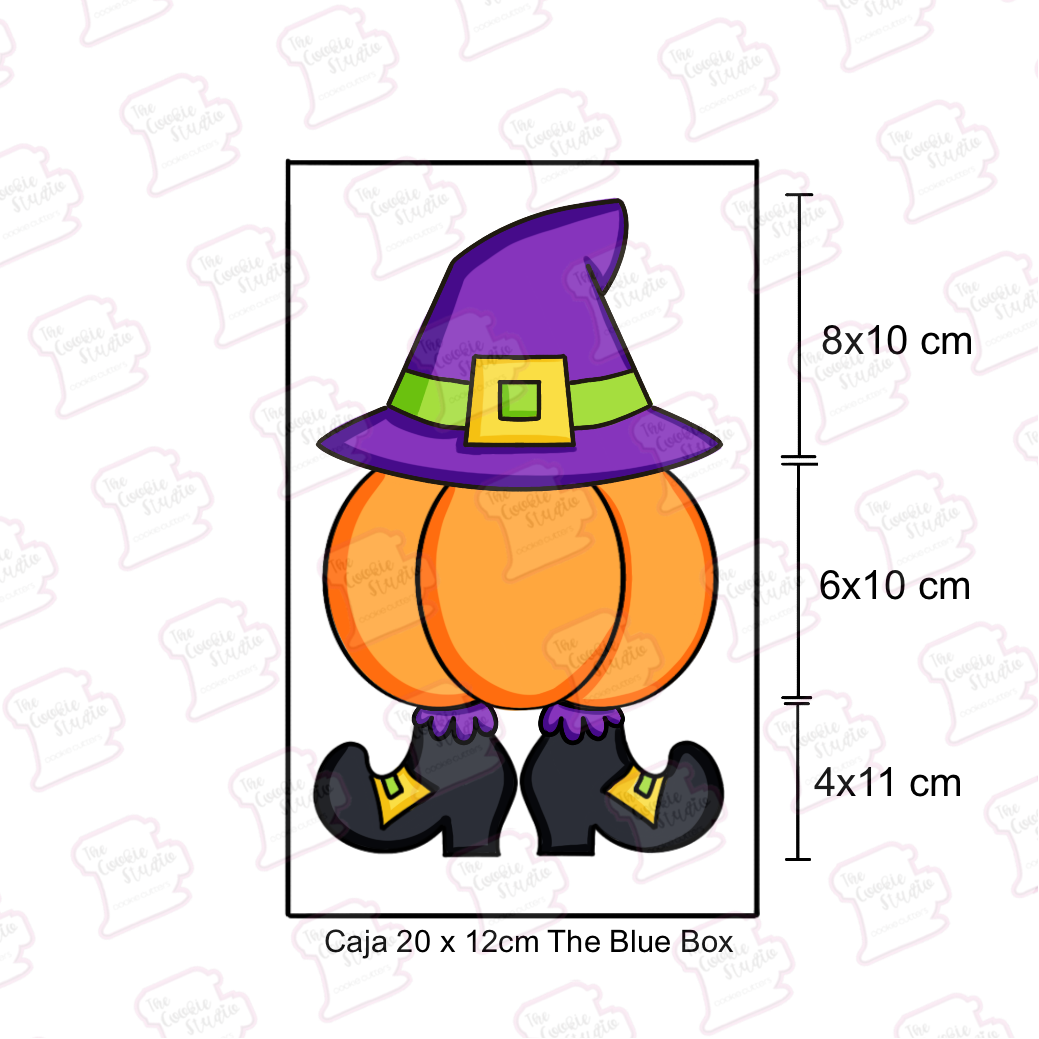 Set Cortadores de Galleta Calabaza Bruja (3 Piezas)