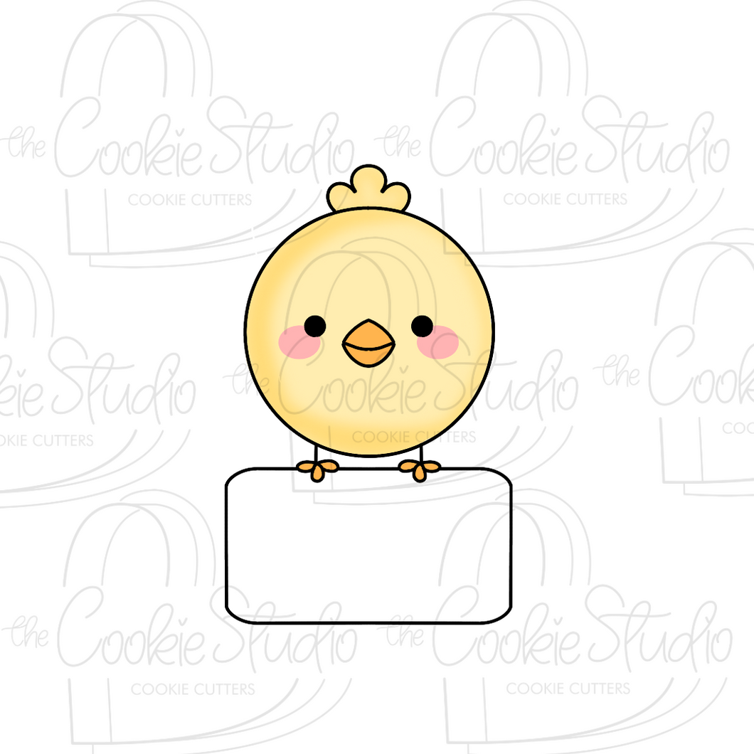 Cortador de Galleta Placa Pollito Circular