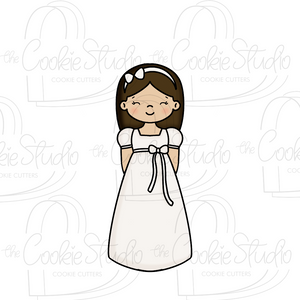 Cortador de Galleta Niña Comunión